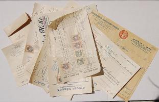 1910-1930 Számlák, szállítólevelek aradi cégektől 12 db