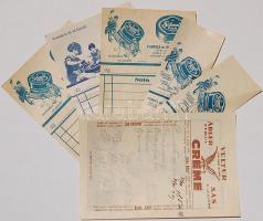 6 db cipő-reklámcédula