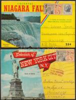 3 db modern leporello: Cleveland, New York City, Niagara Falls