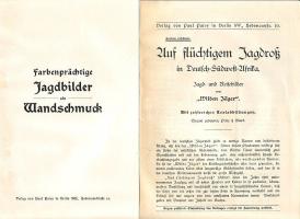 2 db vadászati reklám német nyelven