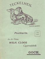 Német nyelvű reklám képes levelezőlap