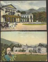 Bad Ischl - 2 db városképes lap, villa / 2 old postcards, imperial villa