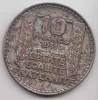 Franciaország 1931. 10Fr Ag T:2-/3
France 1931. 10 Francs Ag C:VF/F