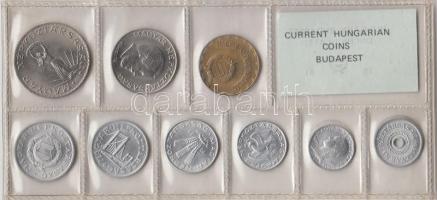 1981. 2f-10Ft 9db klf érmés forgalmi sor fóliatokban T:1