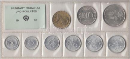 1982. 2f-10Ft 9db klf érmés forgalmi sor fóliatokban T:1