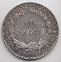 Francia Indokína 1930. 20C Ag T:2-
French Indo-China 1930. 20 Cents Ag C:VF