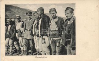 Macedonian men, soldier, folklore (EK)