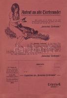 A német állatbarátok felhívása német nyelvű reklám