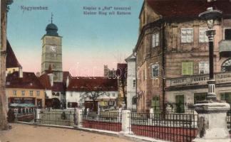 Nagyszeben, Kispiac, Carl F. Jickeli és Adolf Göbbel kereskedései / market place, shops