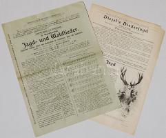 2 db német nyelvű  vadászati reklám