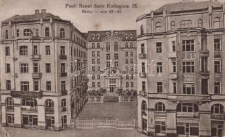 Budapest IX. Szent Imre Kollégium, Ráday utca (EK)