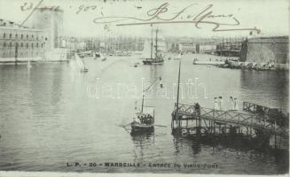 Marseille, entrance to the port