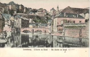 Luxembourg, Alzette, bridge