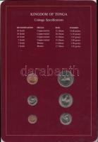Tonga 1981. 1s-50s 6klf db, forgalmi szett felbélyegzett kartonlapon T:1
Tonga 1981. 1 seniti - 50 s...
