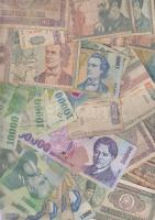 Románia 36db vegyes bankjegy T:vegyes Romania 36 pcs of mixed banknotes C:mixed
