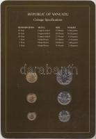 Vanuatu 1983. 1V - 50V 6klf db, forgalmi szett felbélyegzett kartonlapon T:1
Vanuatu 1983. 1 Vatu - ...