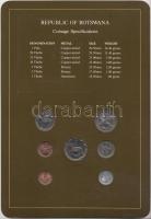 Botswana 1981-84. 1th - 1P 7klf db, forgalmi szett felbélyegzett kartonlapon T:1
Botswana 1981-84.1 ...