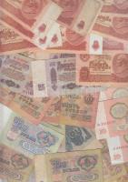 Szovjetunió 45db vegyes bankjegy T:vegyes Szovjetunió 45 pcs of mixed banknotes C:mixed