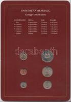 Dominikai Köztársaság 1983-84. 1c - 1P 6klf db, forgalmi szett felbélyegzett kartonlapon T:1
Dominic...