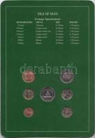 Man-sziget 1987-88. 1p - 1Ł 7klf db, forgalmi szett felbélyegzett kartonlapon T:1
Isle of Man 1987-8...