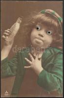 Child humour, mechanical card