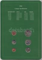 Fidzsi-szigetek 1982. 1c - 50c 6klf db, forgalmi szett felbélyegzett kartonlapon T:1
Fiji 1982. 1 ce...