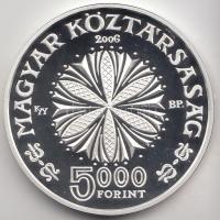 2006. 5000Ft Ag "Bartók Béla" T:PP Tanúsítvánnyal, dísztokban