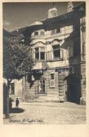 Sopron, a Gyóni ház, Bellák Károly szabó üzlete