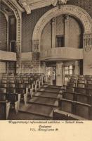 Budapest XIV. Abonyi utca 21.; Reformátusok Székháza, zsinati terem