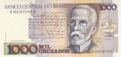 Brazília 10db modern bankjegy T:1
Brasil 10pcs of modern banknotes C:UNC