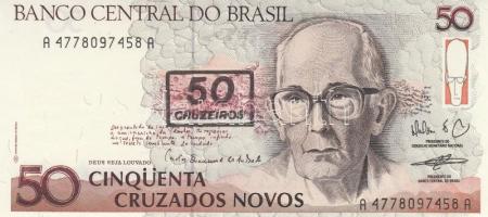 Brazília 10db modern bankjegy T:1
Brasil 10pcs of modern banknotes C:UNC