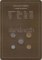 Etiópia 1969. 1c - 50c 5klf db, forgalmi szett felbélyegzett kartonlapon T:1
Ethiopia 1969. 1 cent -...