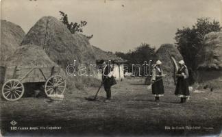 Bulgarian folklore, farm, haystack