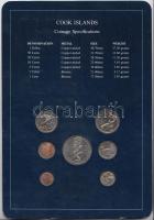 Cook-szigetek 1983. 1c - 1$ 7klf db, forgalmi szett felbélyegzett kartonlapon T:1
Cook Islands 1983....