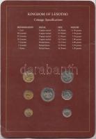 Lesotho 1979/83. 1s - 1L 7klf db, forgalmi szett felbélyegzett kartonlapon T:1
Lesotho 1979/83. 1 se...