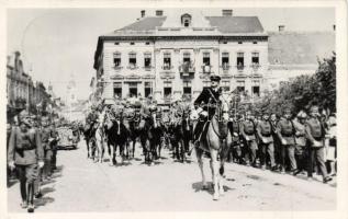 Szatmárnémeti, bevonulás / entry of the Hungarian troops, Horthy