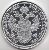 Magyar tallérok utánveretben "Ferenc józsef ifjúkori Tallérja 1853." Ag (0,999) 20g T:PP T...