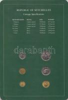 Seychelle-szigetek 1982. 1c - 50R 6klf db, forgalmi szett felbélyegzett kartonlapon T:1
Seychelles 1...