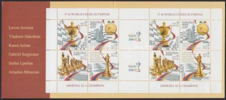 Sakkolimpia bélyegfüzet, Chess Olympic stamp-booklet