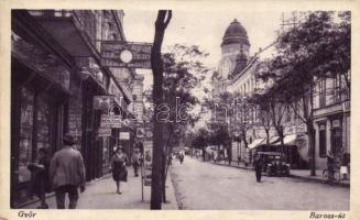 Győr Baross út, automobil (fa)