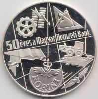 1974. 100Ft Ag "50 éves az MNB" T:PP