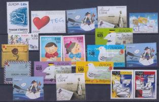 Europa CEPT: Levélírás 19 db bélyeg, Europa CEPT: Letter writing 19 stamps