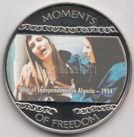 Libéria 2004. 10$ "Szabadság pillanatai-Az algériai függetlenségi felkelés 1954." multicol...