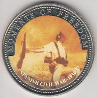 Libéria 2001. 10$ "Szabadság pillanatai-Spanyol polgárháború 1936/37" multicolor T:PP
Libe...