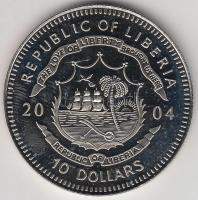 Libéria 2004. 10$ "Szabadság pillanatai-Trójai háború i.e. 1250." multicolor T:PP Liberia 2004. 10 Dollars "Moments of Freedom-Trojan War 1250 BC." multicolor C:PP