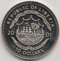 Libéria 2001. 10$ "Szabadság pillanatai-Nelson Mandela 1994." multicolor T:PP Liberia 2001. 10 Dollars "Moments of Freedom-Mandela for president 1994." multicolor C:PP