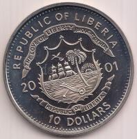 Libéria 2001. 10$ "Szabadság pillanatai-Spartacus rabszolgafelkelés Kr.e. 73-71" multicolor T:PP Liberia 2001. 10 Dollars "Moments of Freedom-Revolt of Spartacus 73-71 BC" multicolor C:PP