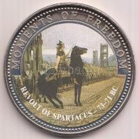 Libéria 2001. 10$ "Szabadság pillanatai-Spartacus rabszolgafelkelés Kr.e. 73-71" multicolo...