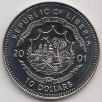 Libéria 2001. 10$ "Szabadság pillanatai-A második világháború vége 1945." multicolor T:PP Liberia 2001. 10 Dollars "Moments of Freedom-The end of the World War II." multicolor C:PP