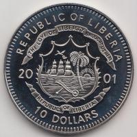 Libéria 2001. 10$ "Szabadság pillanatai-Gandhi 1869-1948." multicolor T:PP Liberia 2001. 10 Dollars "Moments of Freedom-Gandhi's life 1869-1948." multicolor C:PP